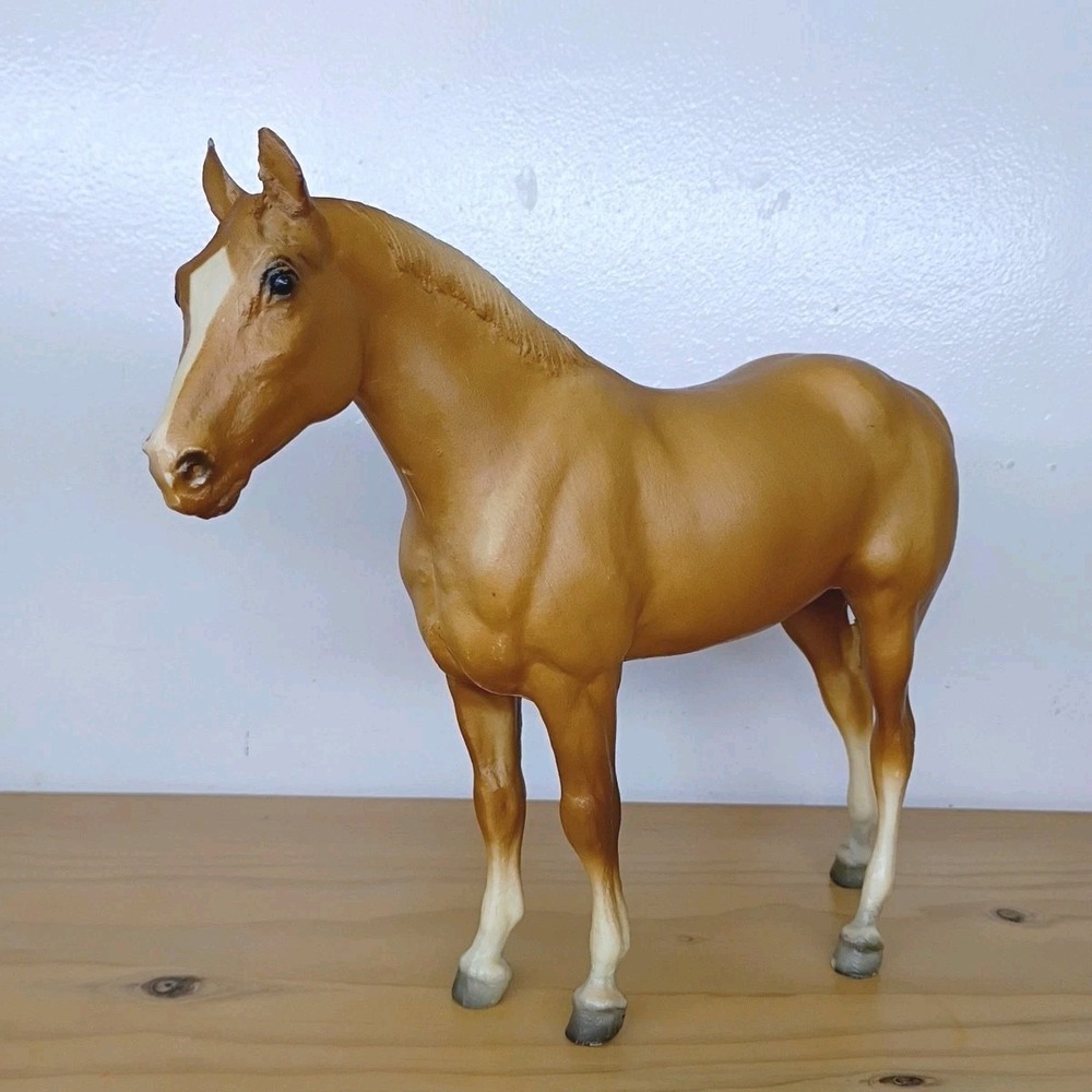 Vintage‎ Breyer #102 Quarter Horse Yearling Matte Chestnut Palomino Horse